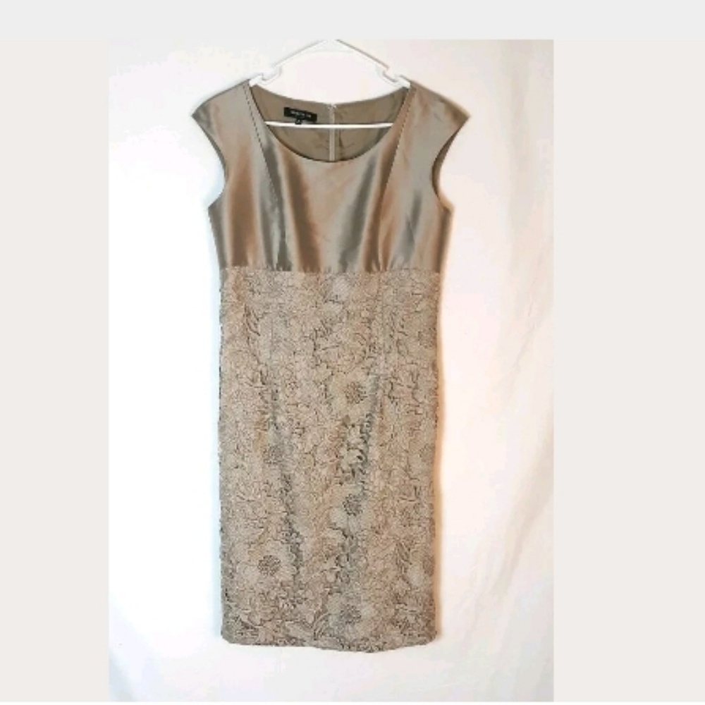LAFAYETTE 148  NEW YORK sz 6 embroidered dress bac